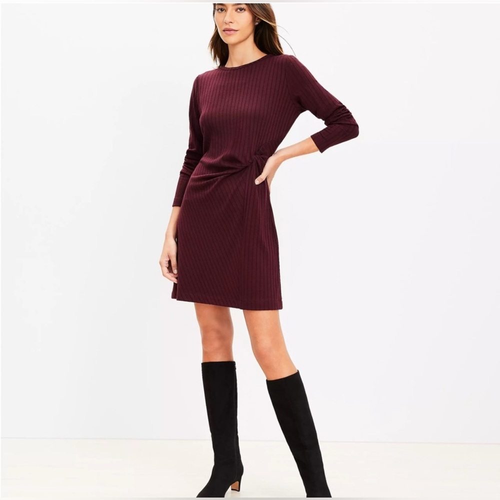LOFT Ribbed Mini Dress